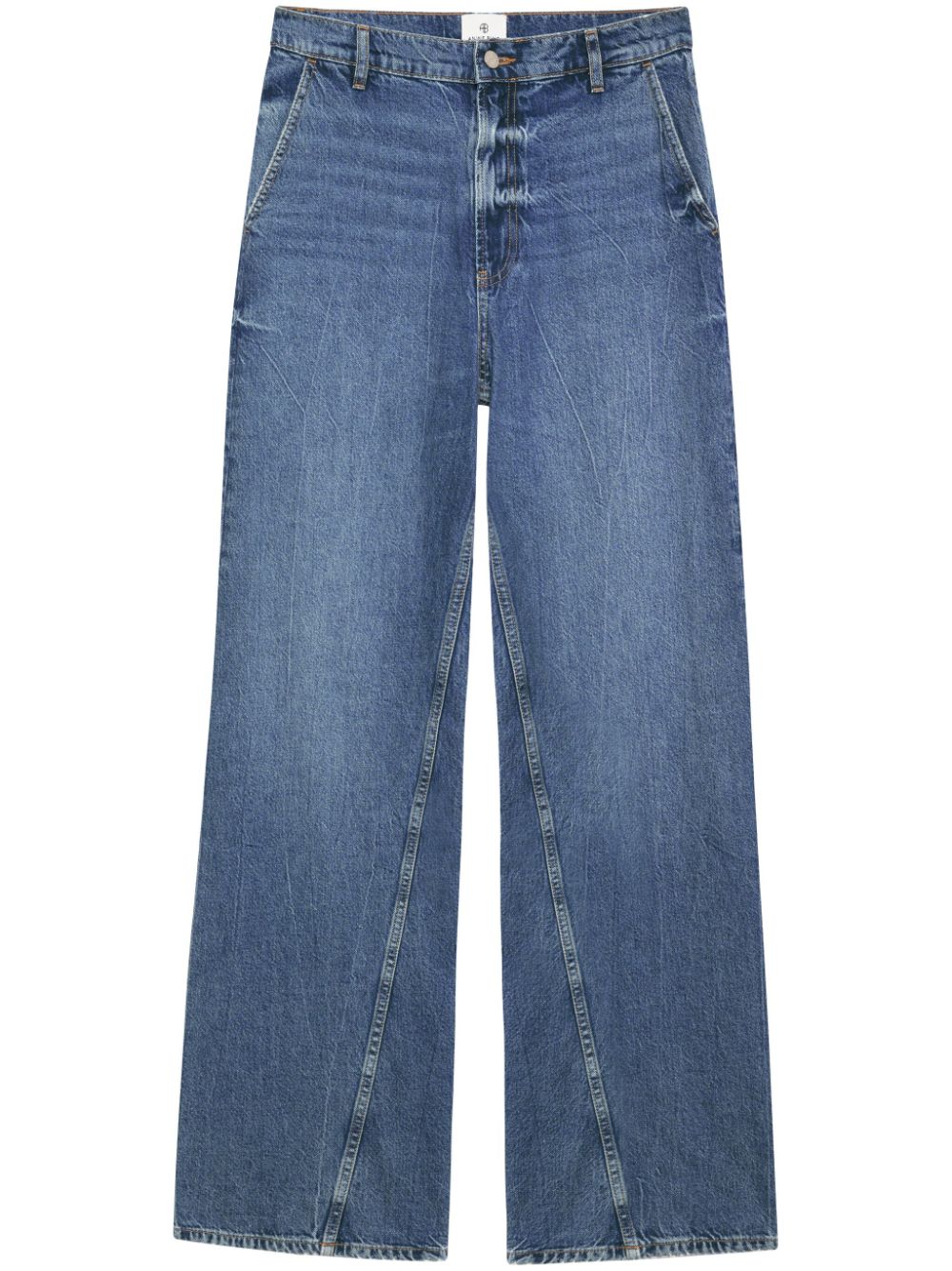 ANINE BING Briley Jeans mit geradem Bein - Blau von ANINE BING