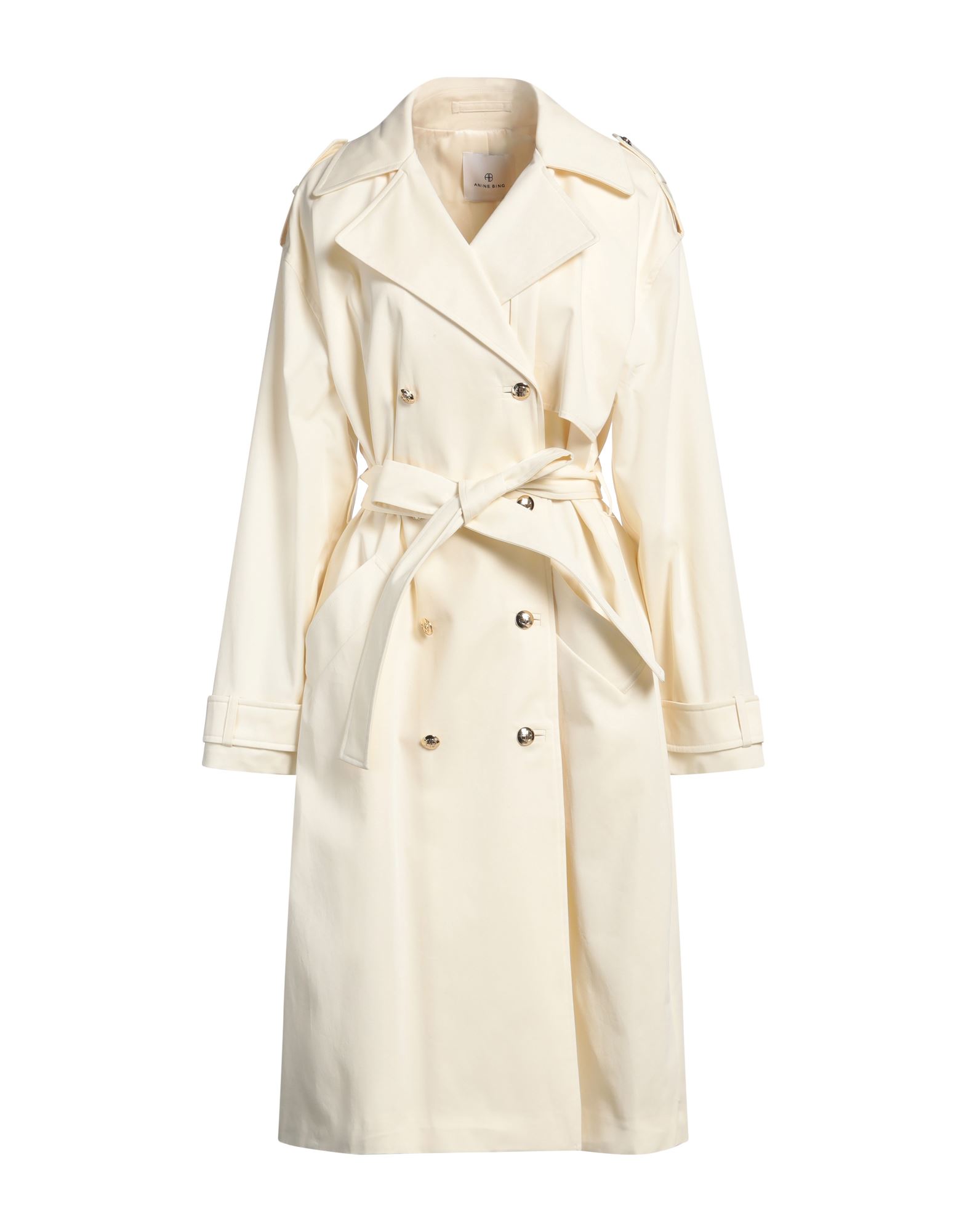 ANINE BING Jacke, Mantel & Trenchcoat Damen Elfenbein ANINE BING Jacke, Mantel & Trenchcoat Damen Elfenbein von ANINE BING