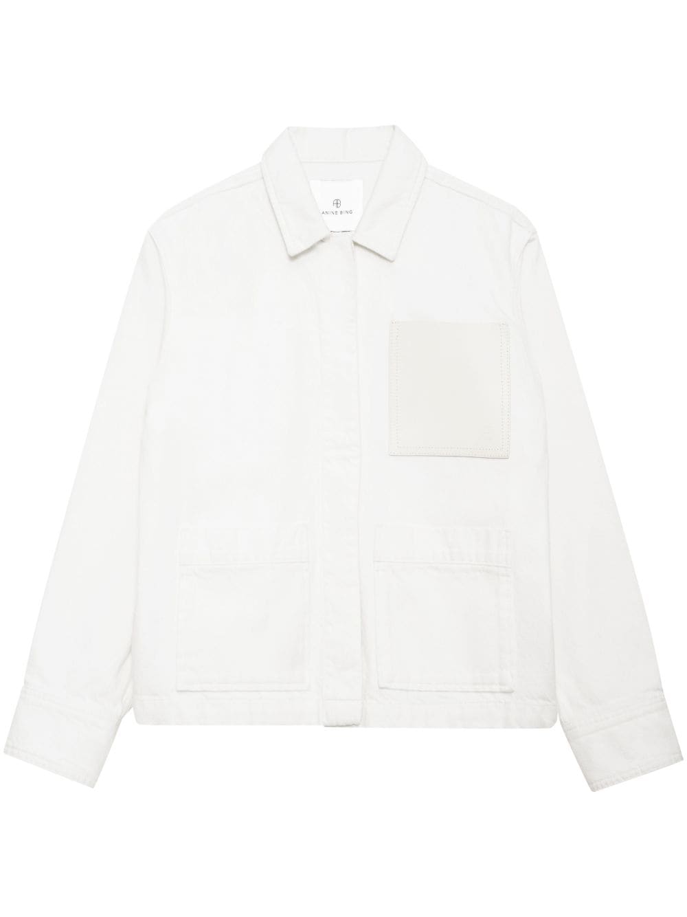 ANINE BING Jacke mit aufgesetzten Taschen - Weiß von ANINE BING