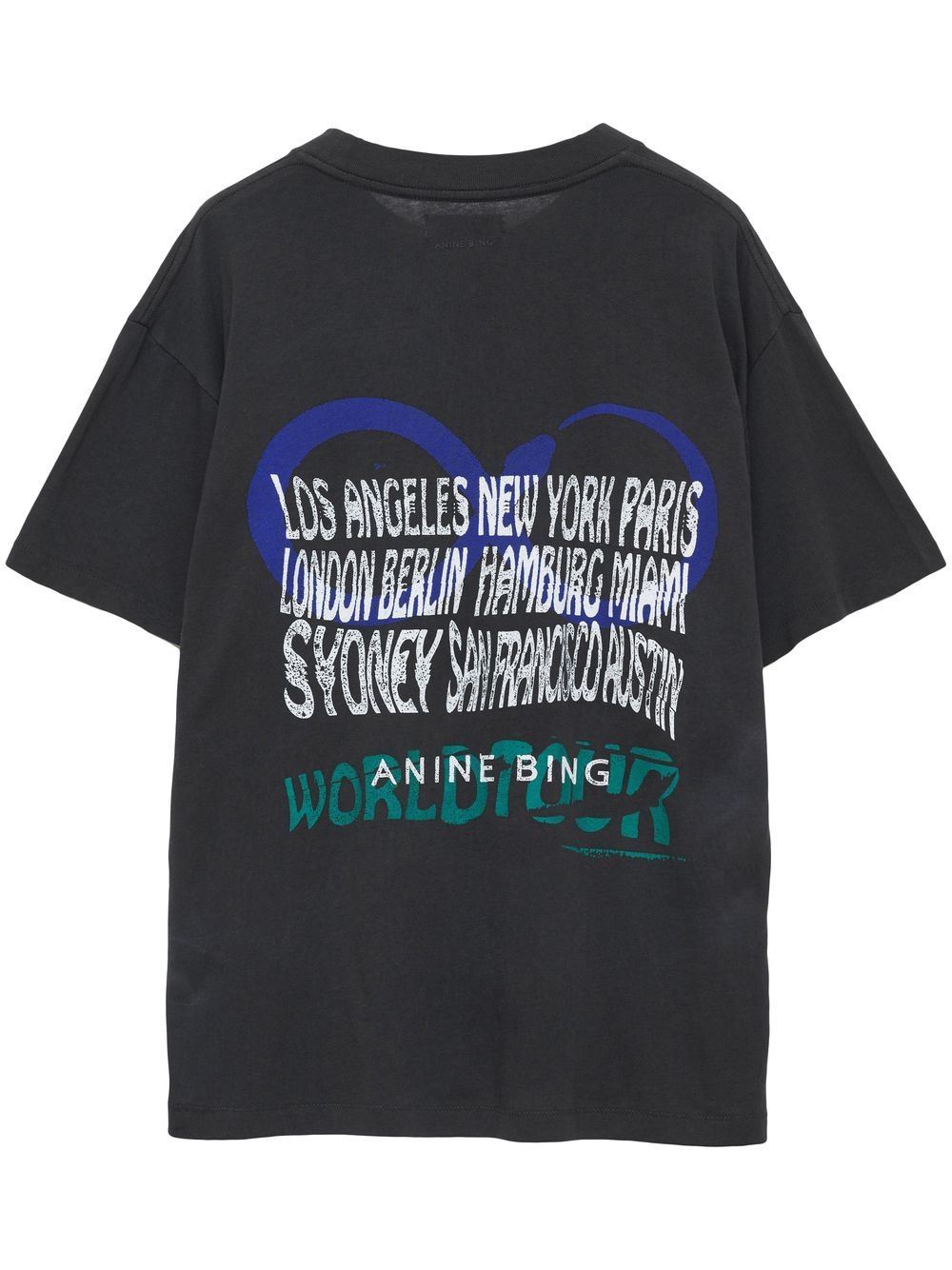 ANINE BING The Walker T-Shirt - Schwarz von ANINE BING