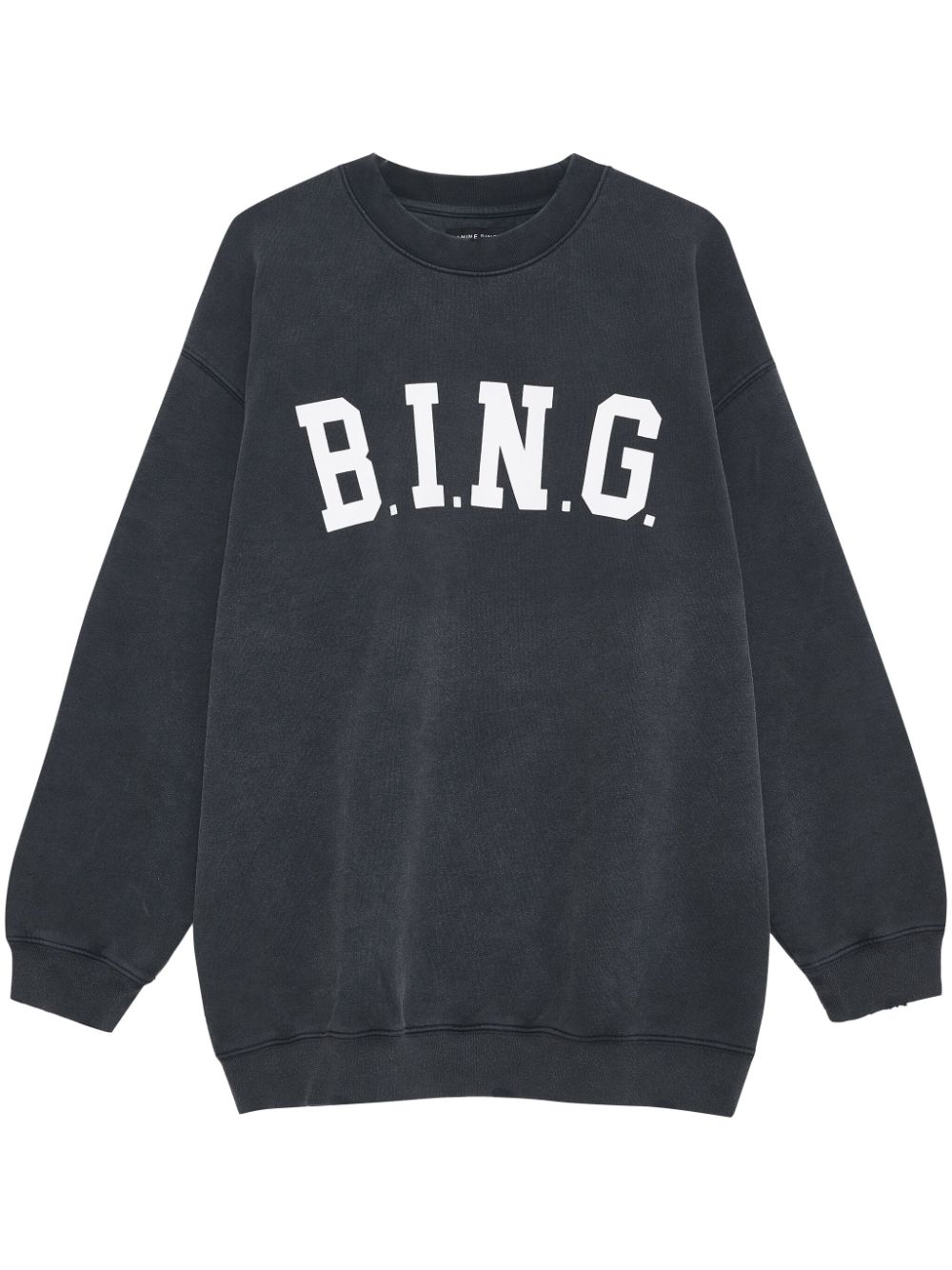 ANINE BING Tyler Sweatshirt mit Logo-Print - Grau von ANINE BING