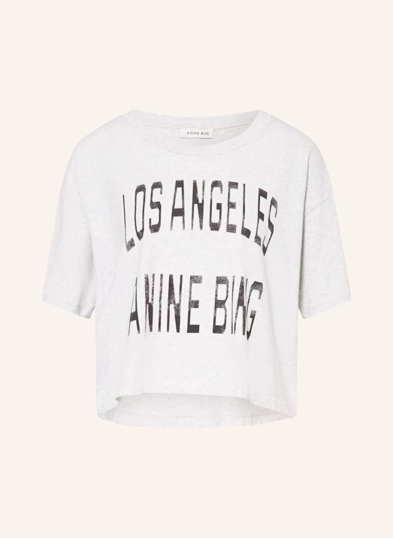 Anine Bing Cropped-Shirt Johnny grau von ANINE BING