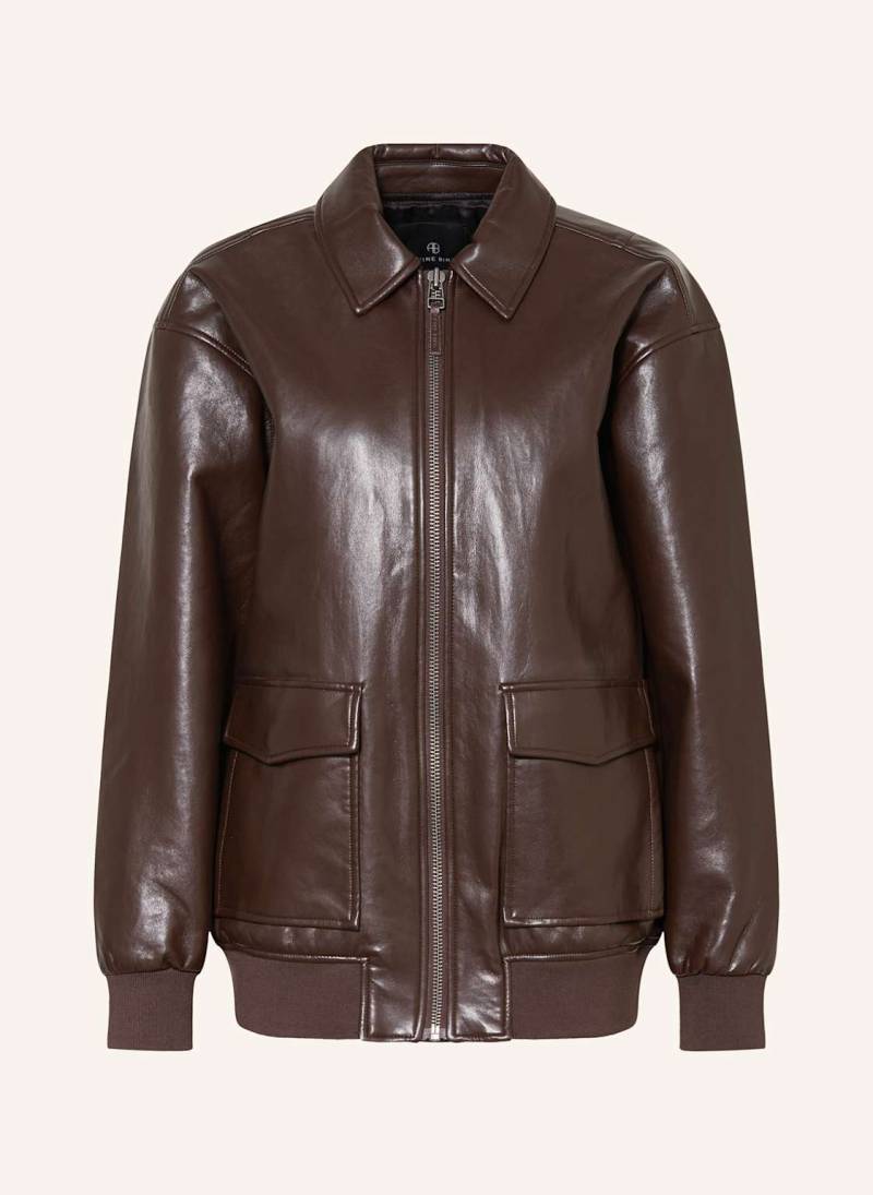 Anine Bing Lederjacke Kelanie braun von ANINE BING