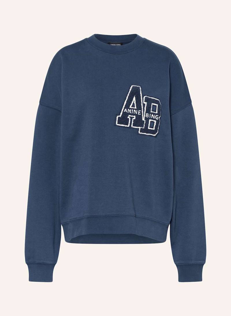 Anine Bing Oversized-Sweatshirt Miles blau von ANINE BING