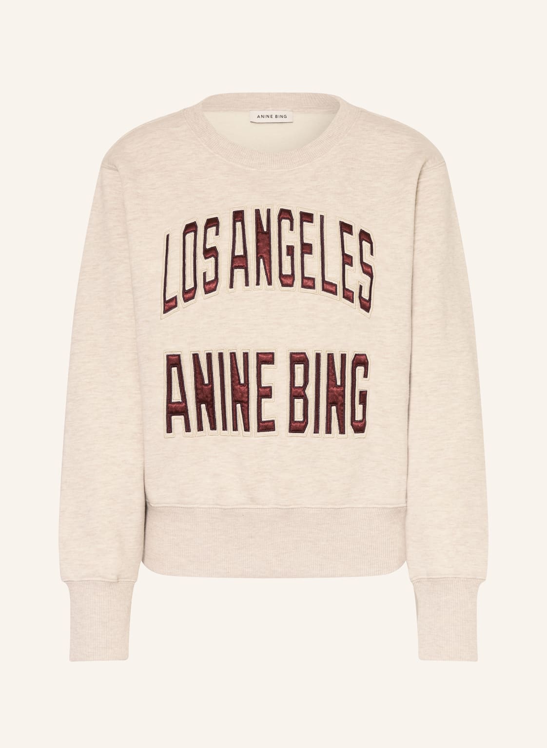 Anine Bing Sweatshirt Harry beige von ANINE BING