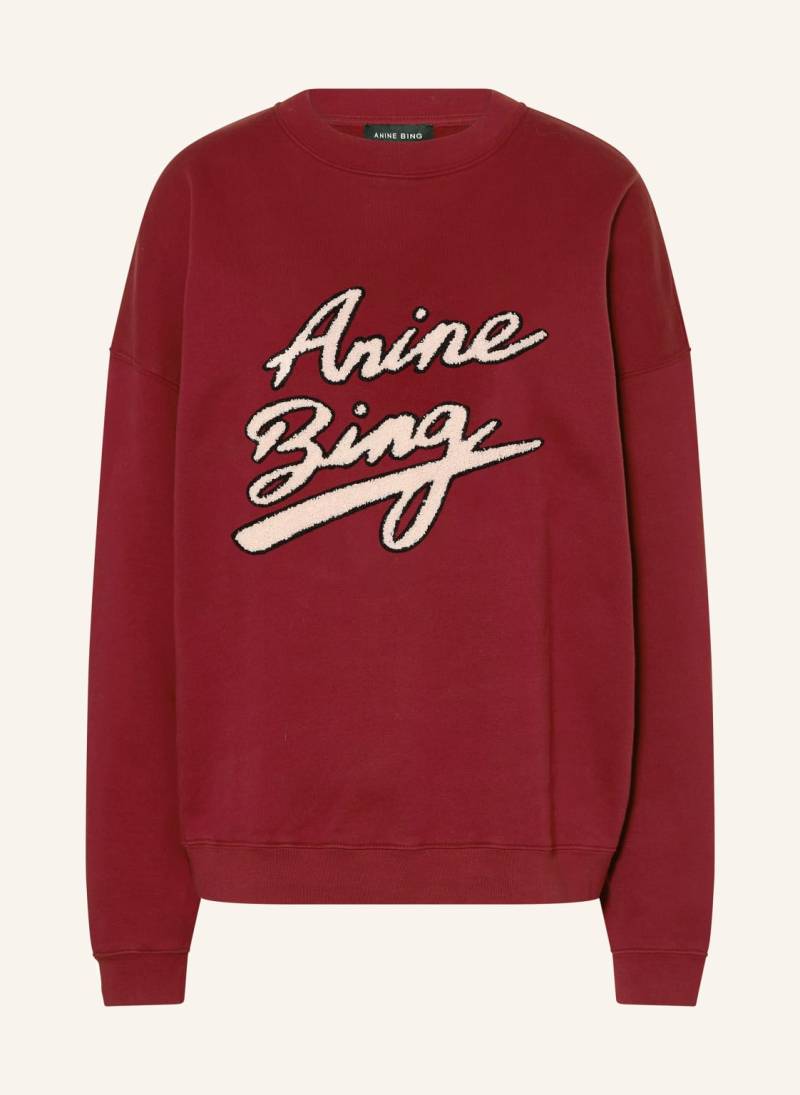 Anine Bing Sweatshirt Miles rot von ANINE BING