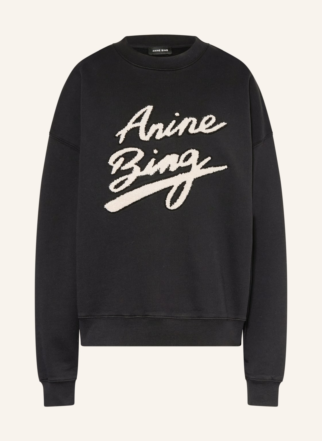 Anine Bing Sweatshirt Miles schwarz von ANINE BING