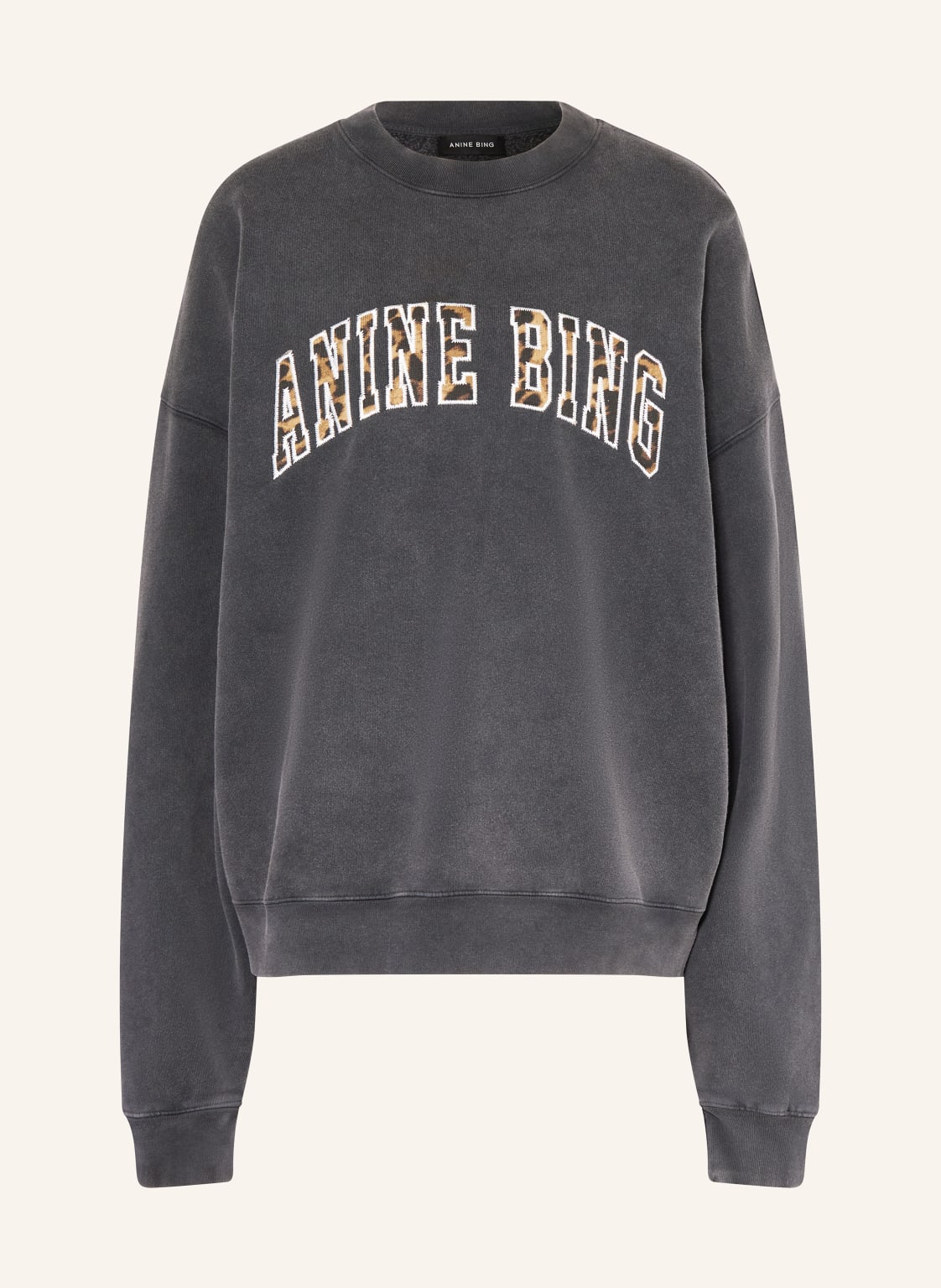 Anine Bing Sweatshirt Miles schwarz von ANINE BING