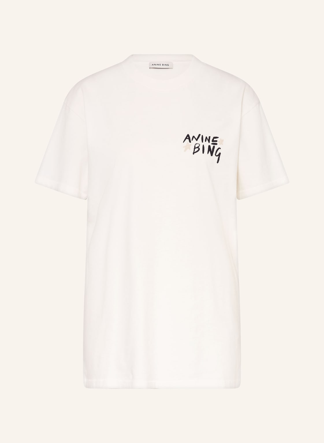 Anine Bing T-Shirt Walker weiss von ANINE BING