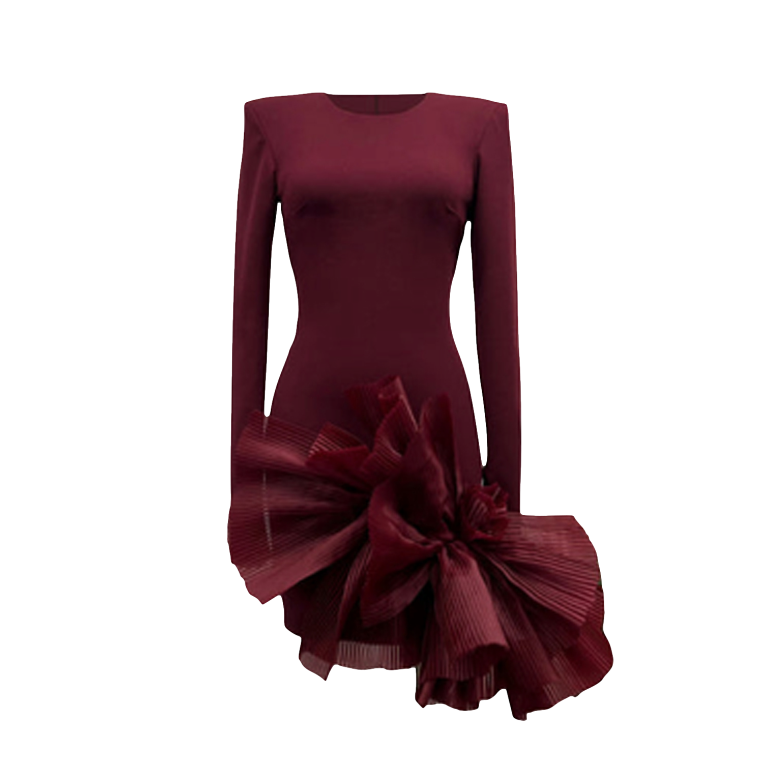 AUGUST BURGUNDY/MAROON MINI DRESS von ANITABEL