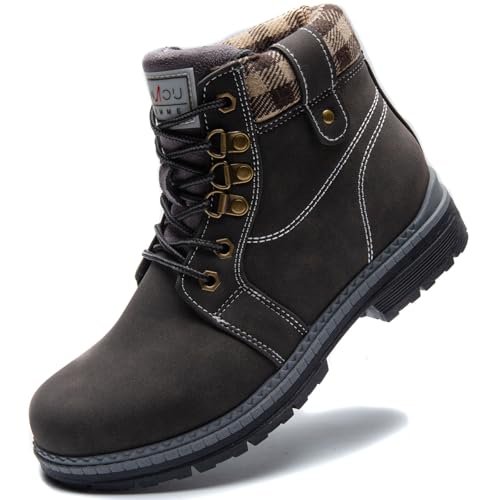 ANJOUFEMME Frauen Wandern Schnee Winterstiefel - Damen Trekking Walking Stiefel Wasserdicht Camping Backpacking Outdoor Schuhe FNW18-G-DE-BLACK-36 von ANJOUFEMME