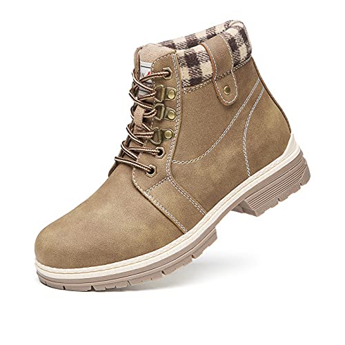 ANJOUFEMME Frauen Wandern Schnee Winterstiefel - Damen Trekking Walking Stiefel Wasserdicht Camping Backpacking Outdoor Schuhe FNW18-G-DE-KHKAI-36 von ANJOUFEMME