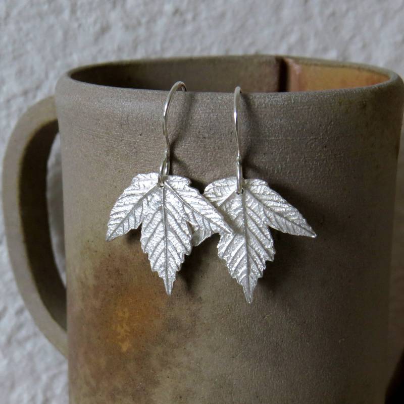 Ahornblatt Ohrringe, Echtes Blatt Echte Blumen Schmuck, Witchy Schmuck von ANKIU