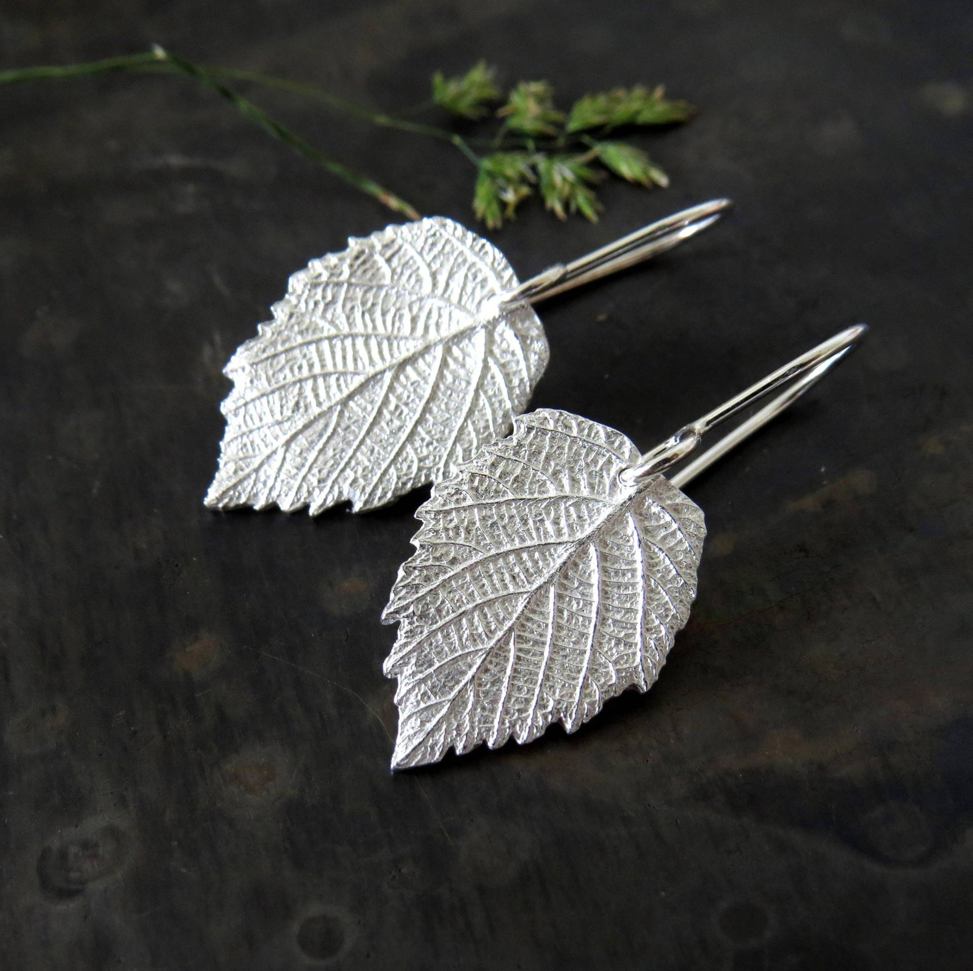 Echtes Blatt Ohrringe, Buchenblatt Wald Echte Blume Schmuck, Witchy Schmuck Echtes Blatt Ohrringe, Buchenblatt Wald Echte Blume Schmuck, Witchy Schmuck von ANKIU