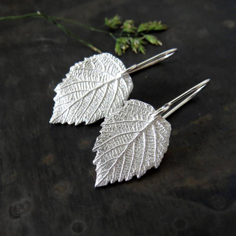 Echtes Blatt Ohrringe, Buchenblatt Wald Echte Blume Schmuck, Witchy Schmuck Echtes Blatt Ohrringe, Buchenblatt Wald Echte Blume Schmuck, Witchy Schmuck von ANKIU