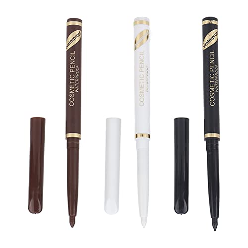 3 Teile/satz Barber Hairline Pencil, schweißfester Eyeliner für Männer und Frauen, Hairline Pencil Bartstift Haar Bartform Zubehör von ANKROYU