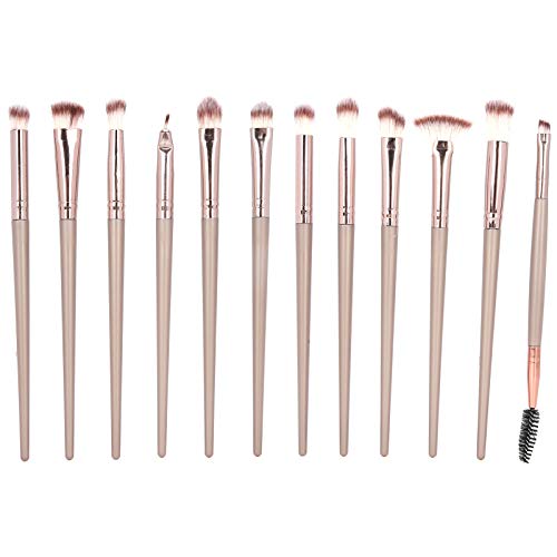 ANKROYU 12-teiliges Make-up-Pinsel-Set, Haarschönheitsstifte, Concealer-Puder-Rouge, Lidschatten-Pinsel-Set, Concealer-Pinsel Für Blus, Concealer-Lidschatten-Reiseset von ANKROYU