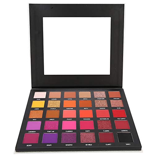 ANKROYU 30 Farben Wasserfester Lidschatten, Make-up-Palette, Kosmetik-Werkzeug, Lidschatten-Palette, Lidschatten-Palette, Perlmuttpigmentierte Kosmetik von ANKROYU