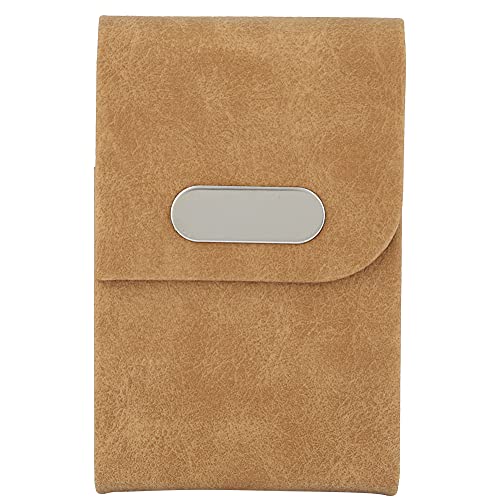 ANKROYU Metallbrieftasche RFID-Blockierung Kreditkarten Halter Fall schlank Profession Eller Kartens chutz für Männer Frauen Geschäfts Reisen Aluminium Schwarz 9,4x5,8 cm (Aprikosenfarbe) von ANKROYU