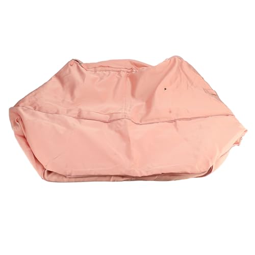 ANKROYU Organizer-Tasche für Umzugskleidung, großes Fassungsvermögen, faltbar, wasserdicht, platzsparend, Aufbewahrungsbehälter für Decken, Kleidung, Bettwäsche, Wohnheimumzüge, Ny (Grau) (Rosa) von ANKROYU