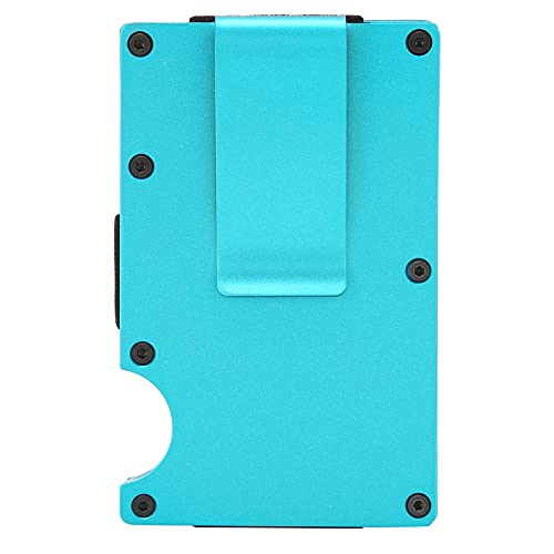 ANKROYU Visitenkartenhalter Edelstahl Slim Tragbare Kartenhülle Brieftaschenorganisator für Geschäftsprofis Unternehmense 8.6x5.3x0.6 cm 115g (X-11#a) von ANKROYU
