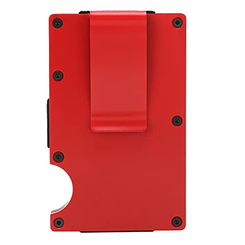 ANKROYU Visitenkartenhalter Edelstahl Slim Tragbare Kartenhülle Brieftaschenorganisator für Geschäftsprofis Unternehmense 8.6x5.3x0.6 cm 115g (X-11#a) von ANKROYU