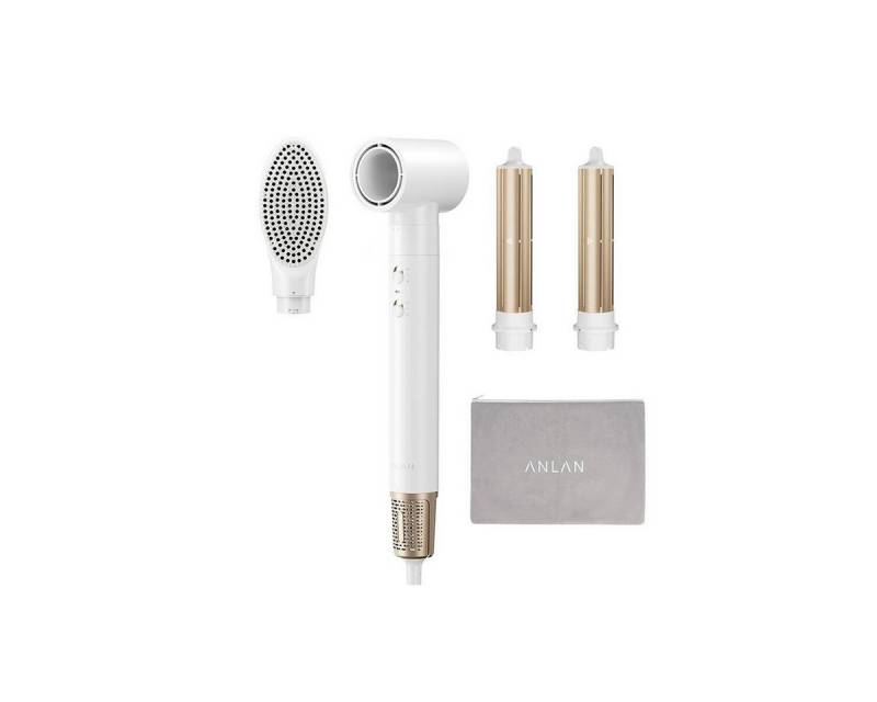 ANLAN Lockenstab 4in1 Haartrockner Lockenstab Glättung Lockenwickler von ANLAN