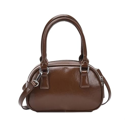 2024 Neue Lederbeutel Wasserdichte Handtasche Für Mädchen Frauen Große Kapazität Vintage Soft PU TOTE Mode Crossbody Reisetasche von ANMITI
