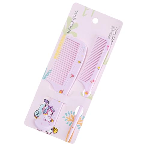 2pcs Kinder Haarkämme Set Cartoontiere Kinder Friseur Kamm Mit Spitzem Schwanz Der Breite Zähne Zahnlos Kamm Trennen von ANMITI