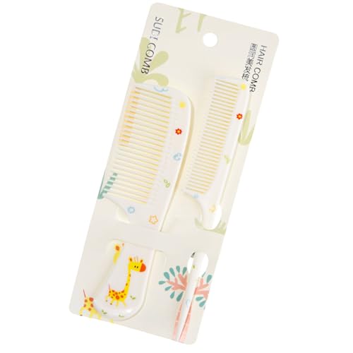 2pcs Kinder Haarkämme Set Cartoontiere Kinder Friseur Kamm Mit Spitzem Schwanz Der Breite Zähne Zahnlos Kamm Trennen von ANMITI