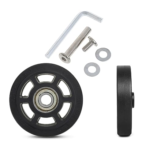ANMITI 1pc Schwenkgepäck Koffer Rad Reparaturzubehör Tragbarer Reiseersatz Für Frauen Männer Rad von ANMITI