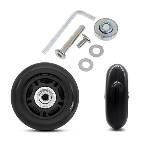 ANMITI 1pc Schwenkgepäck Koffer Rad Reparaturzubehör Tragbarer Reiseersatz Für Frauen Männer Rad von ANMITI