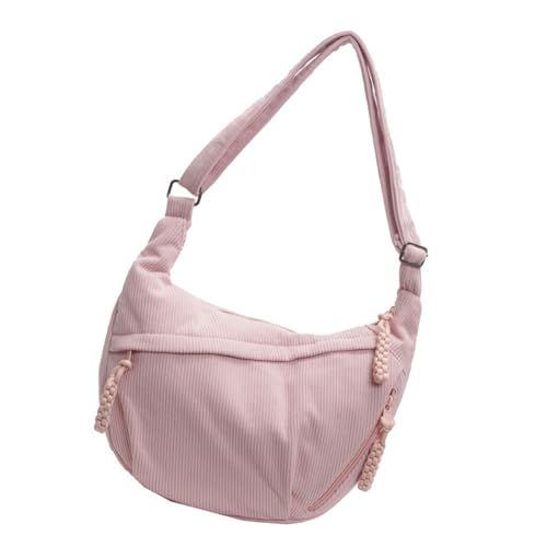 ANMITI Cord Cross Body Tasche Casual Recond Bags Knödel Geldbeutel Satchel Ideal Für Studenten Und Professionelle Stilvolle Single Gurt Tasche von ANMITI