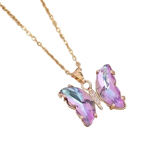 ANMITI Delicate Butterfly Halskette Mit Zirkonia Ideal Für Alltägliche Outfit Daten Und Formelles Ereignis Individuellen Charme Hinzufügt ANMITI Delicate Butterfly Halskette Mit Zirkonia Ideal Für Alltägliche Outfit Daten Und Formelles Ereignis Individuellen Charme Hinzufügt von ANMITI