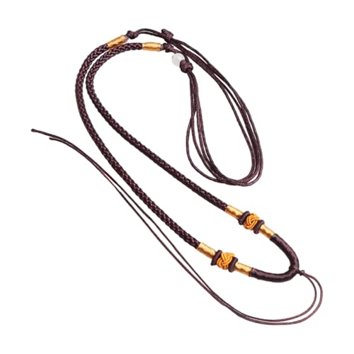 ANMITI Einfache Verstellbare Geflochtene Halskette Lucky Charm Halskette Geflochtene Kabelanhänger Seil Textur Für Frauen Und Männer Lässig Und Formell Einstellbar von ANMITI
