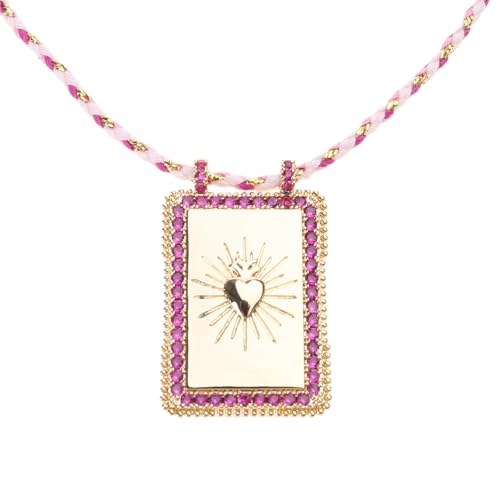 ANMITI Elegant Tarot Inspiriert Halskette Zartes Halsketten Accessoire Mit Kartenanhänger Für Stilvolle Outfits Trendy Jewelry von ANMITI