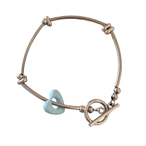 ANMITI Elegante Verstellbare Perlenarmband Benutzerfreundliche Harzperlen Und Robuster Metallchr. von ANMITI
