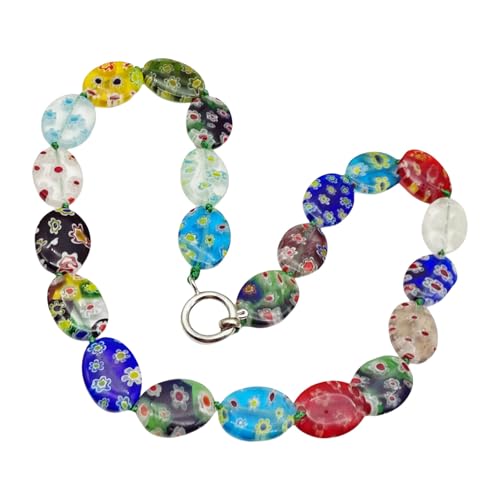 ANMITI Elegante Vintage Perlen Halskette Zarte Glasperlen Halskette Tragbare Nackenkette Schmuck Verbesserung Jeglicher Outfit Vintage Juwely ANMITI Elegante Vintage Perlen Halskette Zarte Glasperlen Halskette Tragbare Nackenkette Schmuck Verbesserung Jeglicher Outfit Vintage Juwely von ANMITI