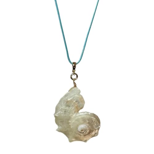 ANMITI Handwerkschuhe Halskette Sturde Natürliche Materialien Einstellbare Länge Unisex Küstenschmuck Vielseitige Schicht Halskette von ANMITI