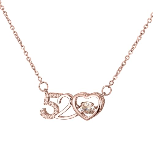 ANMITI Herzanhänger Halskette Einfache Halskette Datum Schmuck Silber Textur Kette Für Musikfestival Und Modenshows Frauen Halsschmuck von ANMITI