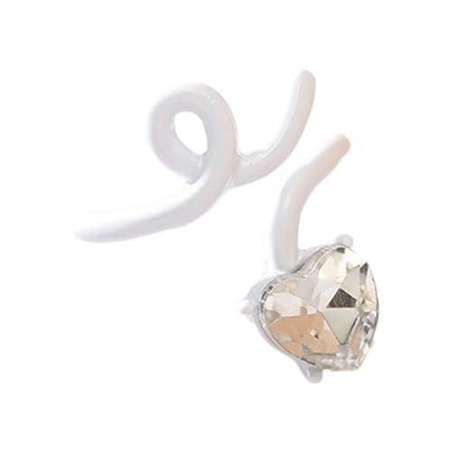 ANMITI Herzverstellbare Ringe Empfindliche Eröffnungsherzfinger Legierungstextur Für Hochzeit Und Partys Tragen Paar Versprechen von ANMITI