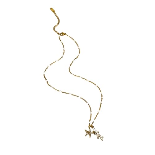 ANMITI Marine Inspirierte Und Megelanhängendemische Halskette Schlüsselbeinkette Mit Strasssteinen Und Allergieresistent Legierter Handgefertigter Ozeanschmuck von ANMITI