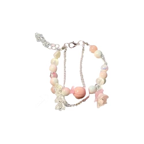 ANMITI Mehrfarbiger Perlenarmband Leicht Verstellbares Handchain Mode Schmuck Geschenk Hautfreundliche Handgelenk Accessoires Gemischte Materialien Perlen Handgelenk Schmuck von ANMITI