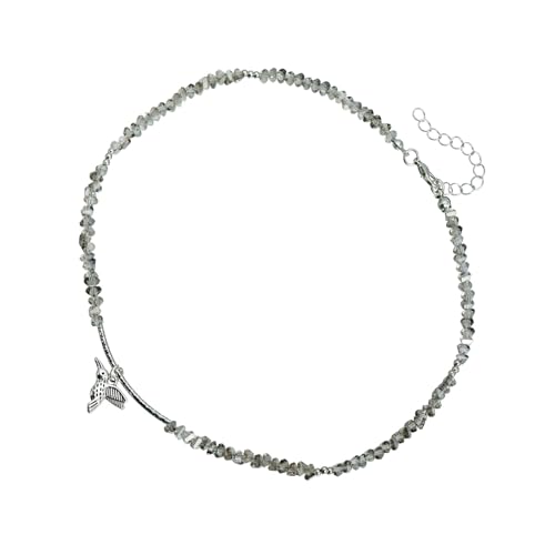 ANMITI Moderne Verstellbare Vogelkette Zarte Legierungslegungshalle Halskette Design Leichter Schichtschmuck Für Lässige Verschleiß Minimalistischer Nackenkette von ANMITI