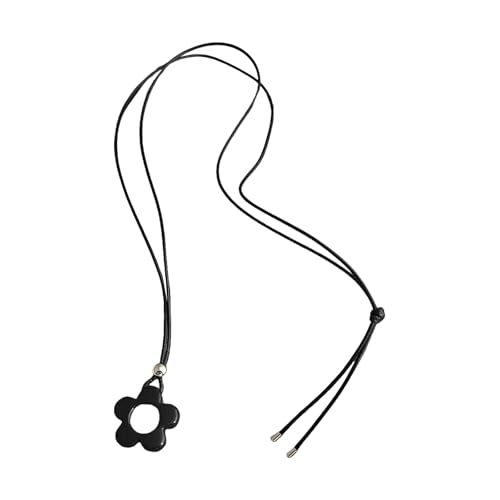 ANMITI Robuster Harz Blumenanhänger Halskette Mit Hohlen Designs Mode Accessoire Zur Raffinesse In Allen Stilvollen Outfits Hohl Blumendesigns Schmuck Schmuck von ANMITI