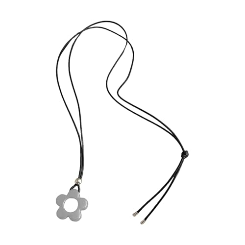 ANMITI Robuster Harz Blumenanhänger Halskette Mit Hohlen Designs Mode Accessoire Zur Raffinesse In Allen Stilvollen Outfits Hohl Blumendesigns Schmuck Schmuck von ANMITI