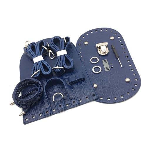 ANMITI Rucksack Machen Kits PU Leder Bastel Bag Set Stricken Häkelhäkeln Handgefertigte Accessoires Für Frau PU Leder Rucksack Handgefertigtes Strick Häkel Set von ANMITI