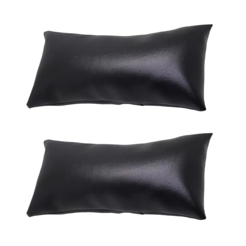 ANMITI Set Von 2 PU Jewelry Show Kissen Mit Gewichteter Basis Eleganter Uhren Kissen Armbanduhr Display Pad Für Sichere Ausstellung PU Lederschmuck von ANMITI