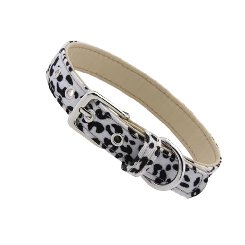 ANMITI Soft Pu Leder Leopardenmuster Chokers Halskette Verstellbare Schnallen Verschluss Unisex Schmuck Geschenk Für Trendige Outfits Punk Inspirierte Leopardendruck Chokers von ANMITI
