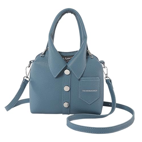 ANMITI Stilvolle Festkörper Cross Body Tasche PU Lederhemd Form Schulterhandtasche Geldbörse Mit Oberen Für Tägliche Gebrauch Und Reisen Mode Umhängetasche von ANMITI